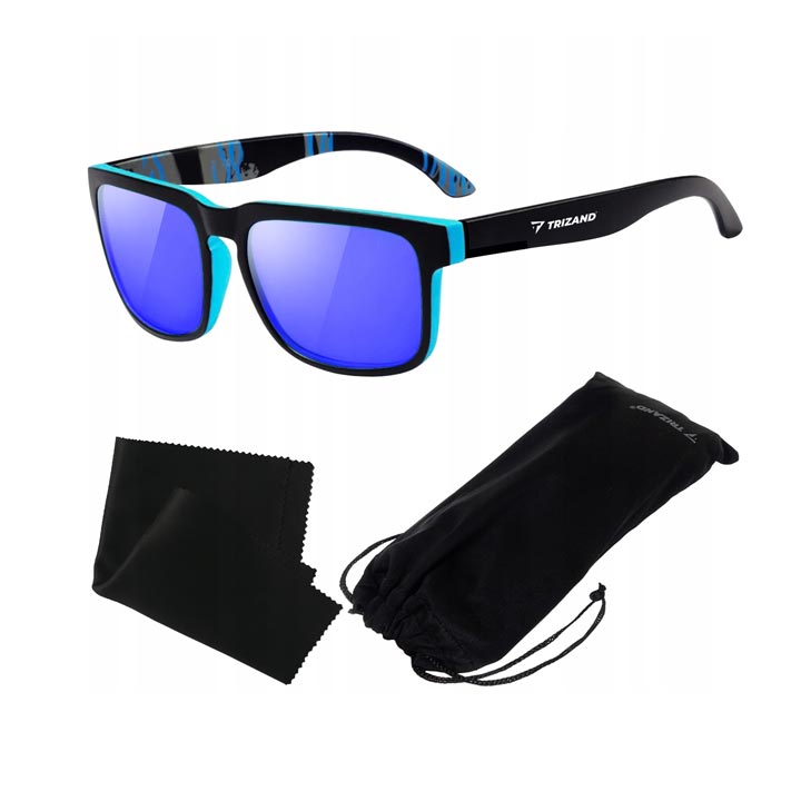Trizand Sluneční polarizační brýle UV 400 - modrá barva
