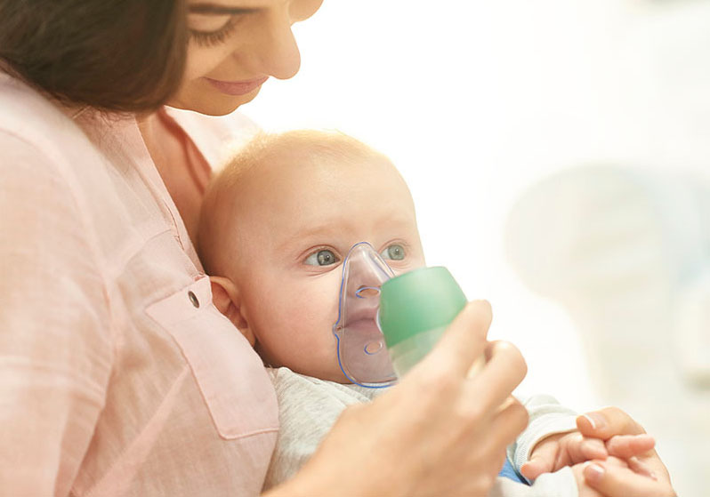 Omron Duobaby inhalátor kompresorový s odsávačkou
