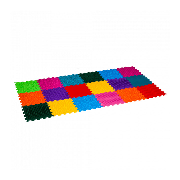 Ortek Puzzle Mega Mix Masážní ortopedická podložka 18 modulů
