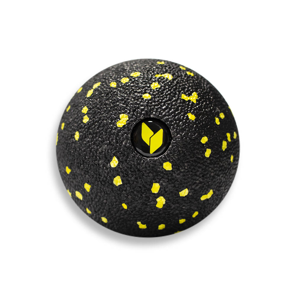 yellowSPORT Masážní míčky, barva: černo/žlutá