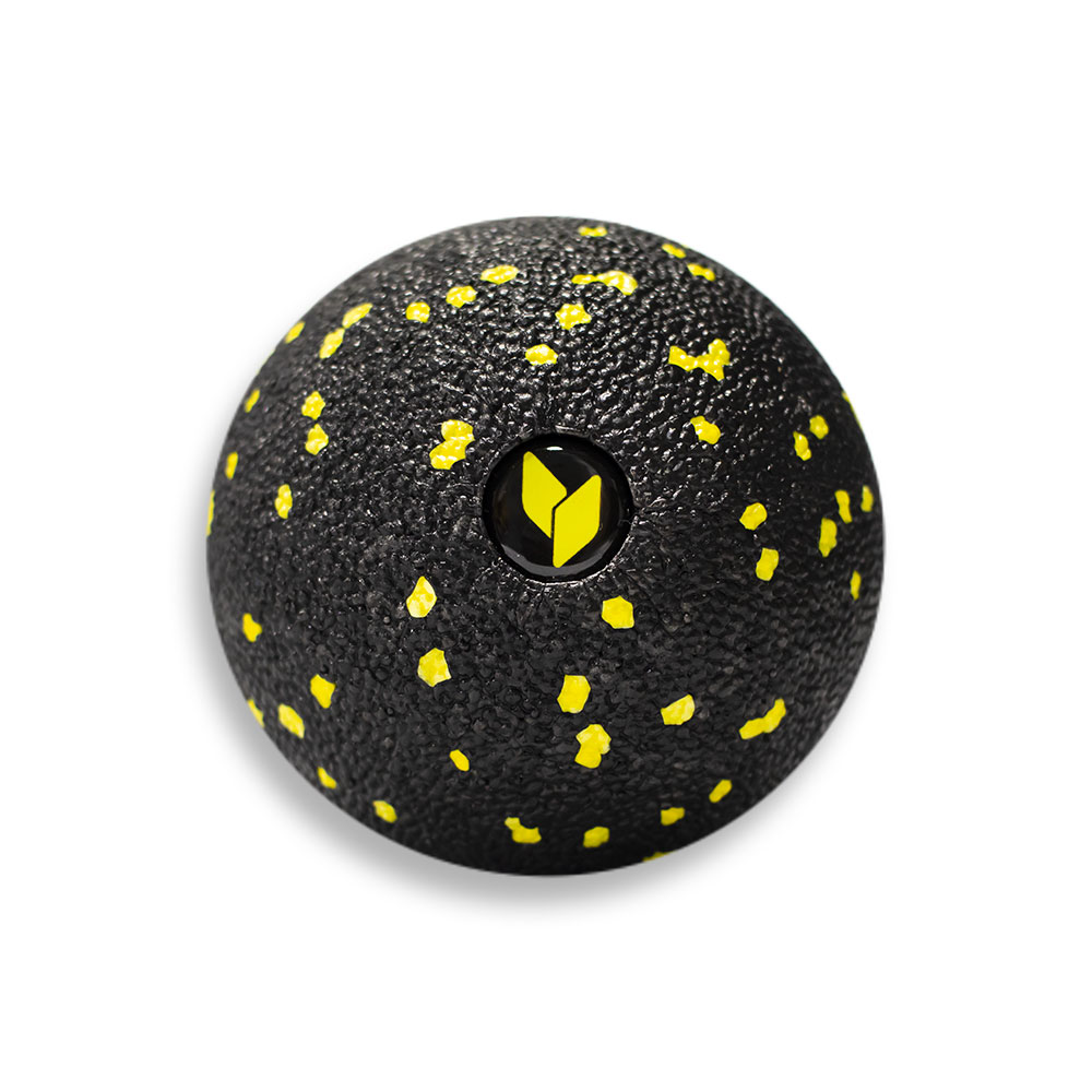 yellowSPORT Masážní míčky, barva: černo/žlutá